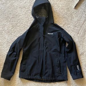 Marmot large goretex pac-lite shell; black